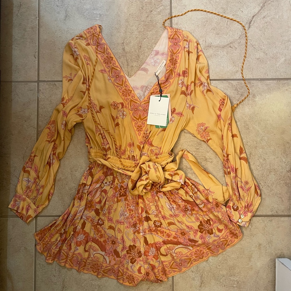 Spell x Revolve romper NWT